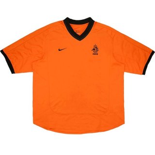 Thailande Maillot Pays Bas Domicile Retro 2000 Orange Pas Cher