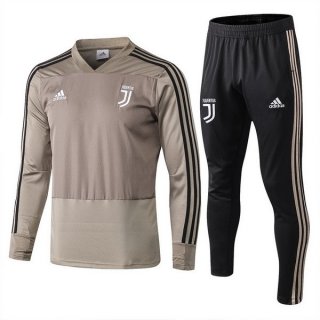 Survetement Enfant Juventus 2018 2019 Jaune Marine Pas Cher