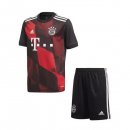 Maillot Bayern Munich Third Enfant 2020 2021 Noir Pas Cher