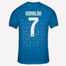 Maillot Juventus NO.7 Ronaldo Third 2019 2020 Bleu Pas Cher