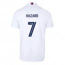 Maillot Real Madrid Domicile NO.7 Hazard 2020 2021 Blanc Pas Cher