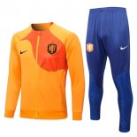 Survetement Pays-Bas 2022 2023 Orange Bleu