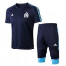 Maillot Entrainement Marseille Ensemble Complet 2018 2019 Bleu Marine Pas Cher