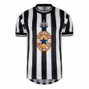 Maillot Newcastle United Domicile Retro 1997 1998 Negro Blanc Pas Cher