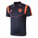 Polo Bayern Munich 2019 2020 Bleu Orange Pas Cher