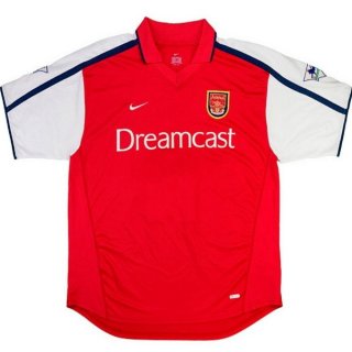 Maillot Arsenal Domicile Retro 2000 Rouge Pas Cher