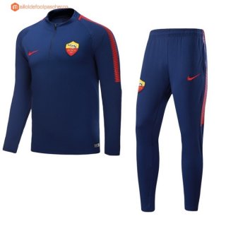 Survetement AS Roma 2017 2018 Bleu Marine Rouge Pas Cher Survetement AS Roma 2017 2018 Bleu Marine Rouge Pas Cher
