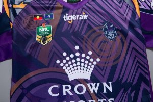 Maillot Melbourne Storm Edición Conmemorativa 2018 Purpura Pas Cher