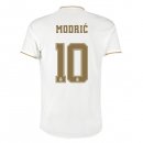 Maillot Real Madrid NO.10 Modric Domicile 2019 2020 Blanc Pas Cher