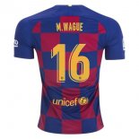 Maillot Barcelona NO.16 Wague Exterieur 2019 2020 Jaune Pas Cher