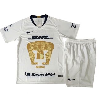 Maillot UNAM Pumas Domicile Enfant 2018 2019 Blanc Pas Cher