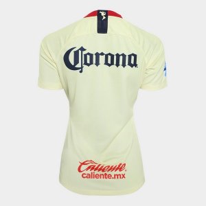 Maillot Club América Domicile Femme 2018 2019 Jaune Pas Cher