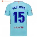Maillot Barcelona Exterieur Paulinho 2017 2018 Pas Cher