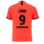 JORDAN Maillot Paris Saint Germain NO.9 Cavani Exterieur 2019 2020 Orange Pas Cher