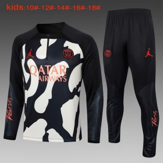 Enfant Training PSG 2024 2025 Noir Blanc Enfant Training PSG 2024 2025 Noir Blanc