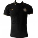 Polo Inter Milan 2019 2020 Noir Pas Cher