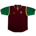 Maillot Portugal Domicile Retro 1999 Rouge Pas Cher