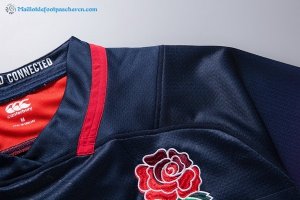 Maillot Rugby Angleterre Exterieur 2017 2018 Bleu Pas Cher