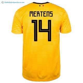 Maillot Belgica Exterieur Mertens 2018 Jaune Pas Cher Maillot Belgica Exterieur Mertens 2018 Jaune Pas Cher