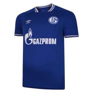 Thailande Maillot Schalke 04 Domicile 2020 2021 Bleu Pas Cher