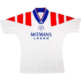 Thailande Maillot Rangers Exterieur Retro 1992 1993 Blanc Pas Cher Thailande Maillot Rangers Exterieur Retro 1992 1993 Blanc Pas Cher