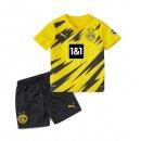 Maillot Borussia Dortmund Domicile Enfant 2020 2021 Jaune Pas Cher