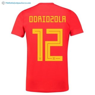 Maillot Espagne Domicile Odriozola 2018 Rouge Pas Cher Maillot Espagne Domicile Odriozola 2018 Rouge Pas Cher