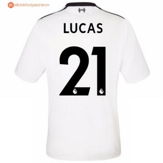 Maillot Liverpool Exterieur Lucas 2017 2018 Pas Cher