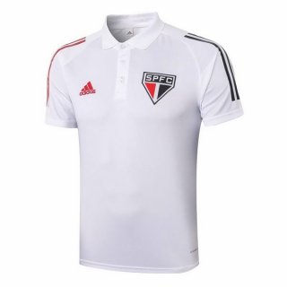 Polo São Paulo 2020 2021 Blanc Pas Cher Polo São Paulo 2020 2021 Blanc Pas Cher