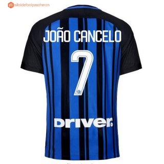 Maillot Inter Domicile Joao Cancelo 2017 2018 Pas Cher