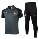 Polo Real Madrid Ensemble Complet 2024 2025 Gris