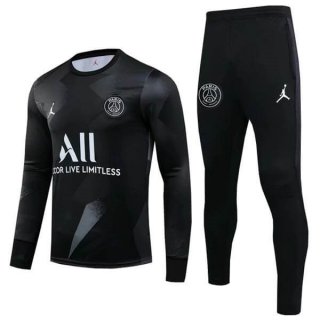 JORDAN Survetement Paris Saint Germain 2019 2020 Noir Gris JORDAN Survetement Paris Saint Germain 2019 2020 Noir Gris