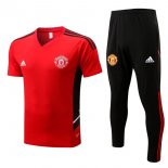 Maillot Manchester United Ensemble Complet 2022 2023 Rouge