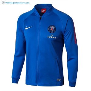 Survetement Paris Saint Germain 2017 2018 Blanc Bleu Marine Pas Cher