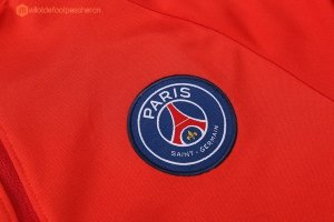 Survetement Paris Saint Germain Enfant 2017 2018 Rouge Bleu Pas Cher