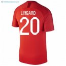 Maillot Angleterre Exterieur Lingard 2018 Rouge Pas Cher