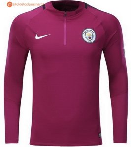 Survetement De Laine Manchester City 2017 2018 Rouge Marine Bleu Pas Cher