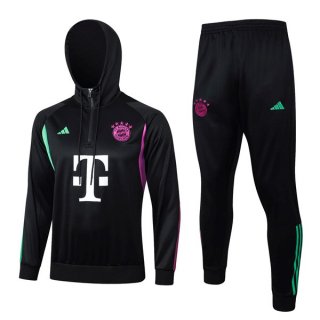 Sweat Shirt Capuche Bayern Munich 2024 Noir 2 Sweat Shirt Capuche Bayern Munich 2024 Noir 2