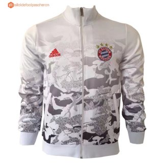 Veste Bayern de Munich 2017 2018 Blanc Pas Cher Veste Bayern de Munich 2017 2018 Blanc Pas Cher