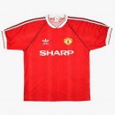 Thailande Maillot Manchester United Domicile Retro 1990 1992 Rouge Pas Cher