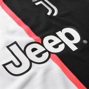 Maillot Juventus Domicile 2019 2020 Blanc Noir Pas Cher