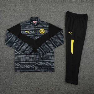 Survetement Borussia Dortmund 2022 2023 Gris Noir