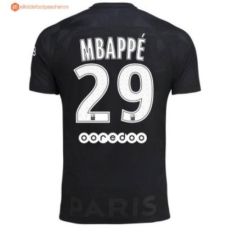 Maillot Paris Saint Germain Third Mbappe 2017 2018 Pas Cher