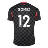 Maillot Liverpool NO.12 Gomez Third 2020 2021 Noir Pas Cher