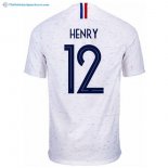 Maillot France Exterieur Henry 2018 Blanc Pas Cher