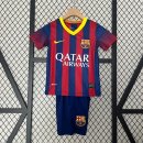 Maillot Barcelone Domicile Retro Enfant 2013 2014