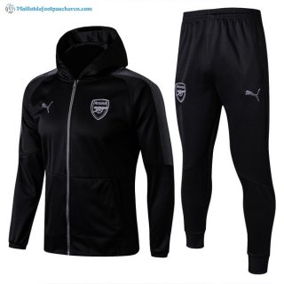 Survetement Arsenal 2017 2018 Noir Gris Pas Cher Survetement Arsenal 2017 2018 Noir Gris Pas Cher