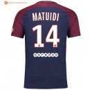 Maillot Paris Saint Germain Domicile Matuidi 2017 2018 Pas Cher