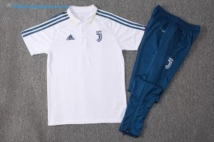 Polo Juventus Ensemble Complet 2017 2018 Blanc Pas Cher