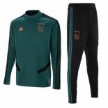 Survetement Enfant Ajax 2019 2020 Vert Noir Pas Cher